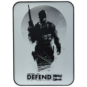 🔥Call of Duty Defend Lenticular 4L 6-Can Mini Fridge White BNWT🔥